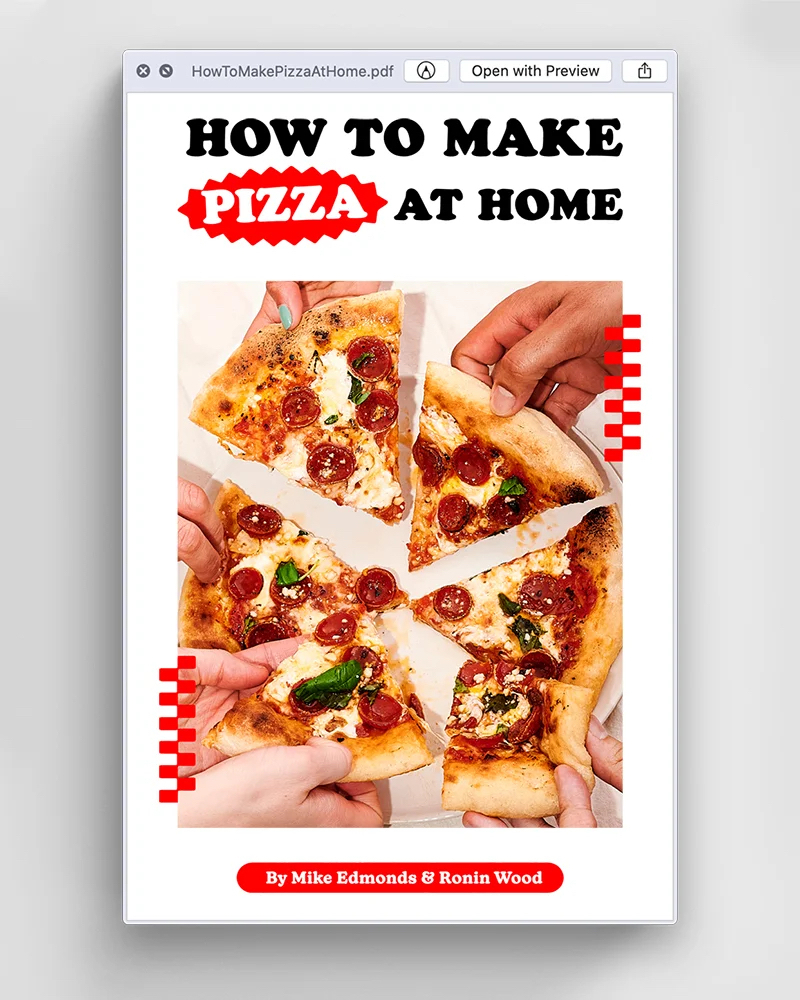 How to Make Pizza at Home cover